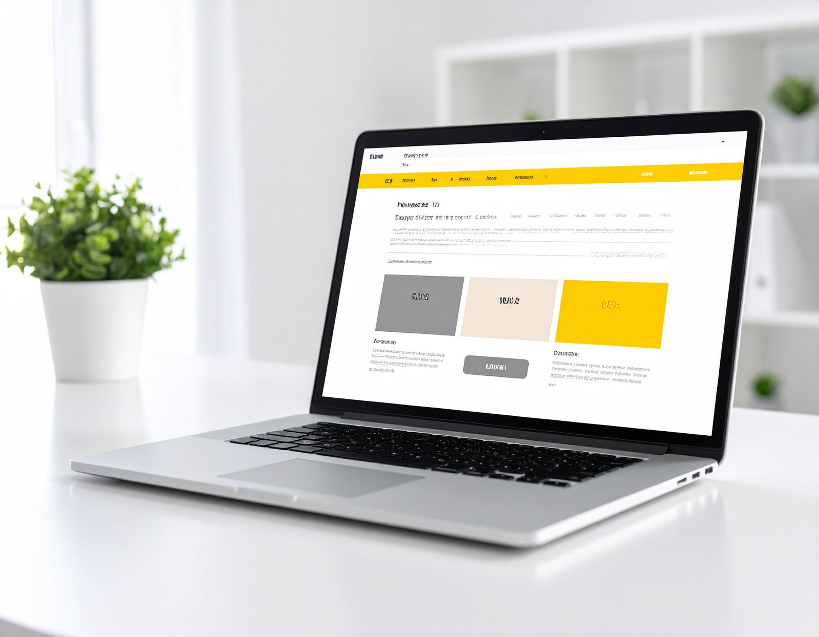 Une équipe de professionnels travaillant sur un site web
